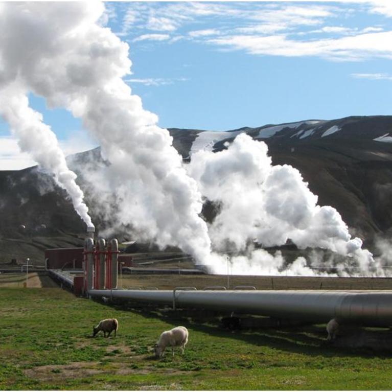 Krafla geothermal power plant