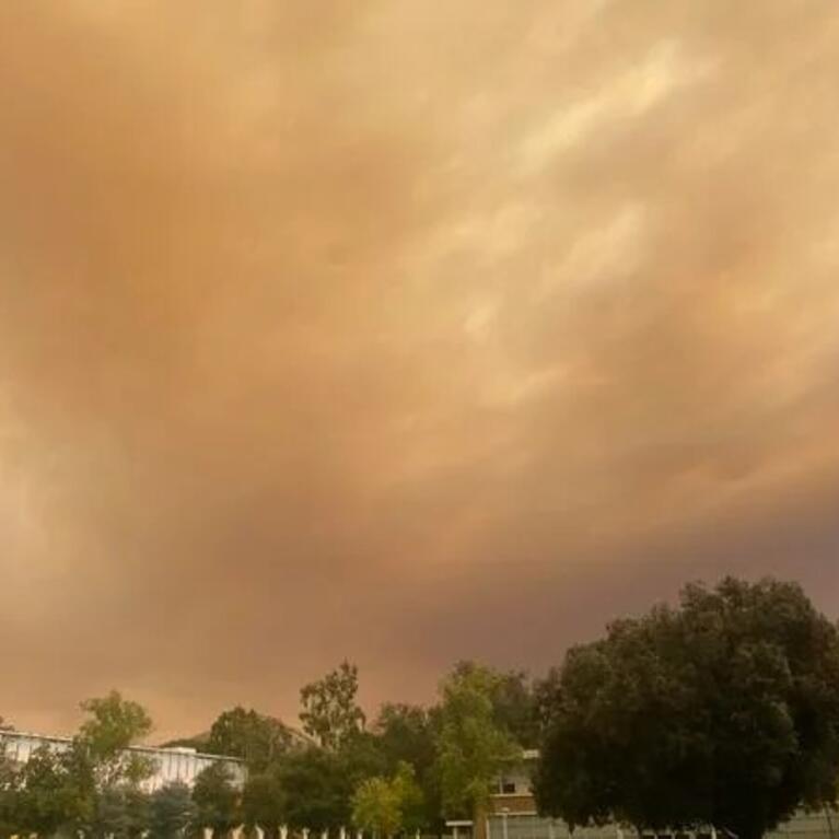 Smoke above UCR